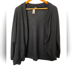 L8ter Black Women's Cardigan Sweater Size 2x